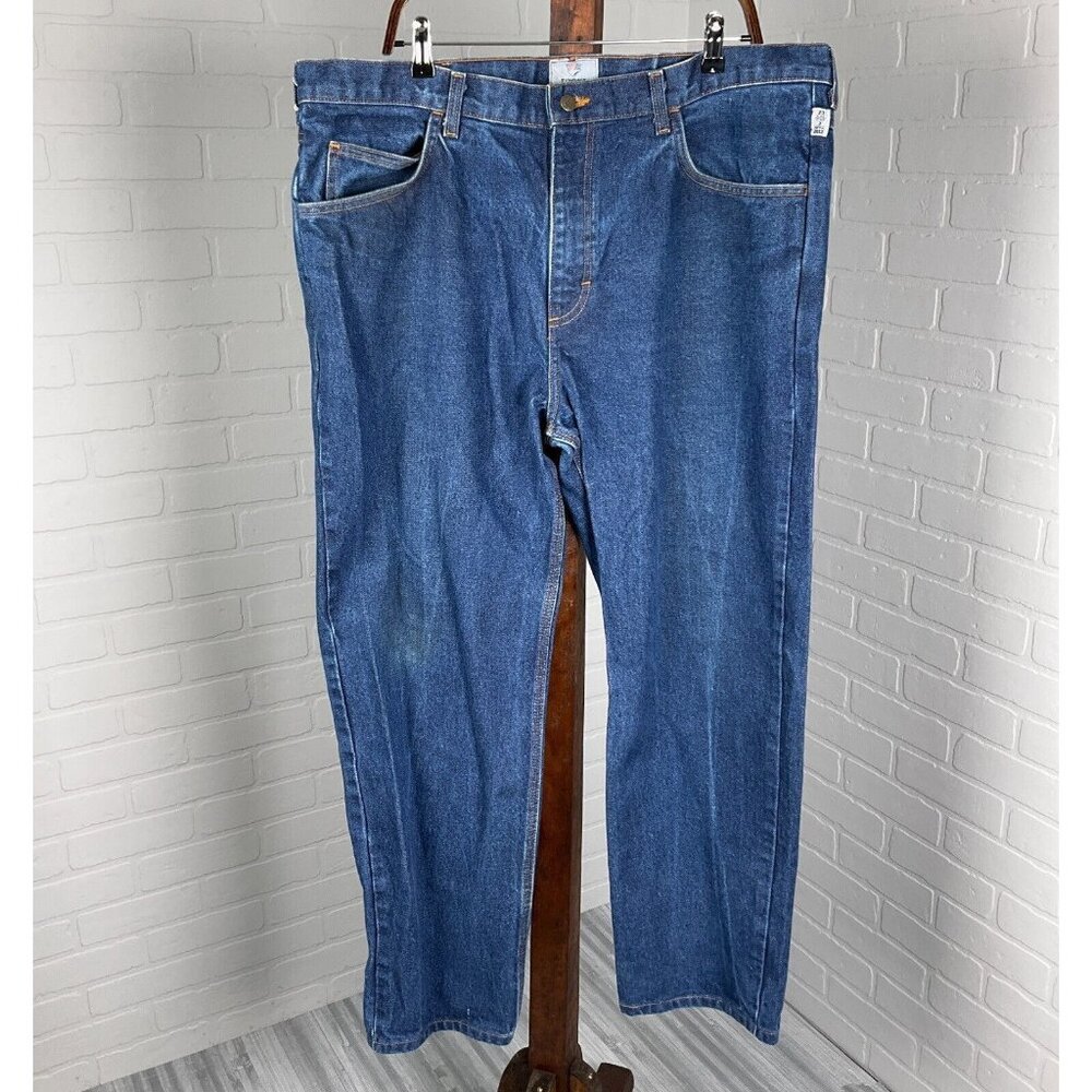 Tyndale Jeans Men 42Wx31.5L Blue Flame‎ RArc 23 Straight Denim Cotton Chore USA